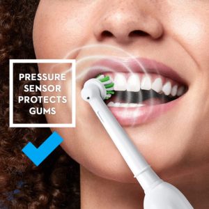 pressure sensor protects teeth and gums