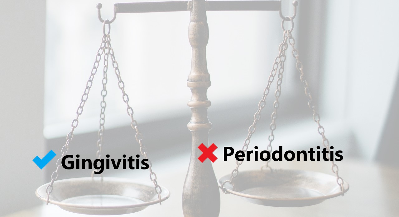 what is the difference between gingivitis and periodontitis